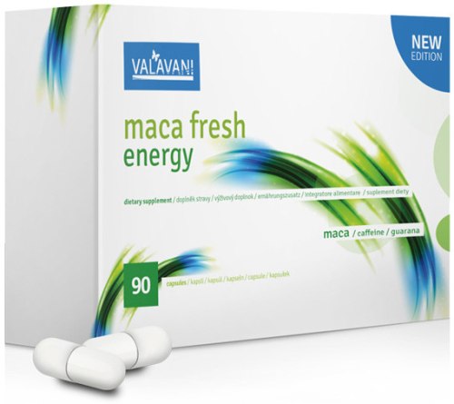 Tablety pro zlepšení intimního zdraví a vitalitu MACA FRESH Energy