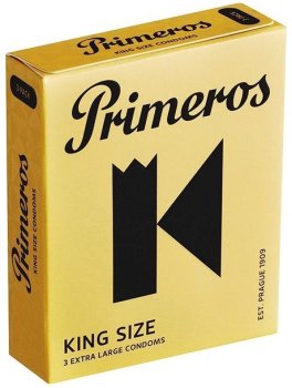 Kondomy Primeros KING SIZE, 3 ks – XL a XXL kondomy pro velké penisy