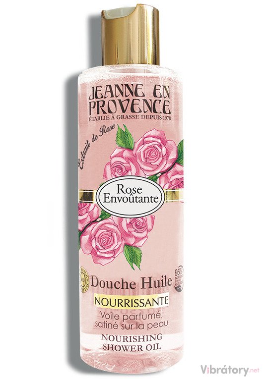 Levně Vyživující sprchový olej Jeanne en Provence Rose Envoutante – růže, 250 ml