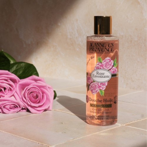 Vyživující sprchový olej Jeanne en Provence – růže