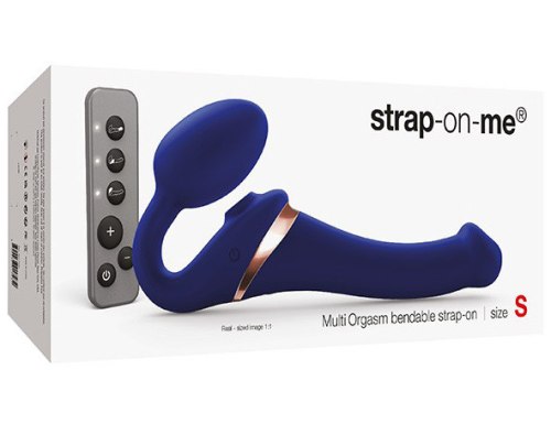 Tvarovatelný samodržící vibrační strapon s jazýčkem Strap-On-Me (velikost S)