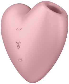 Pulzační a vibrační stimulátor klitorisu Satisfyer Cutie Heart – Bezdotykové stimulátory klitorisu