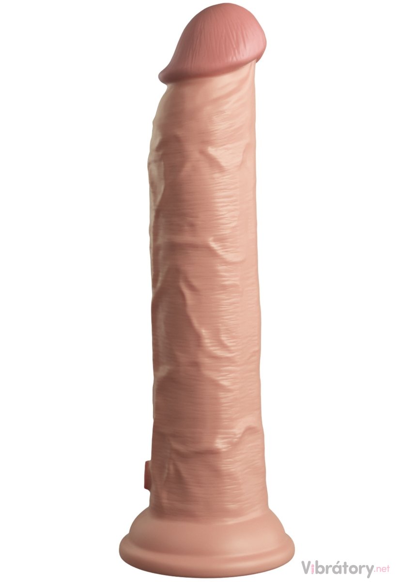 Pipedream King Cock Elite 9 Silicone Dual Density Cock Light