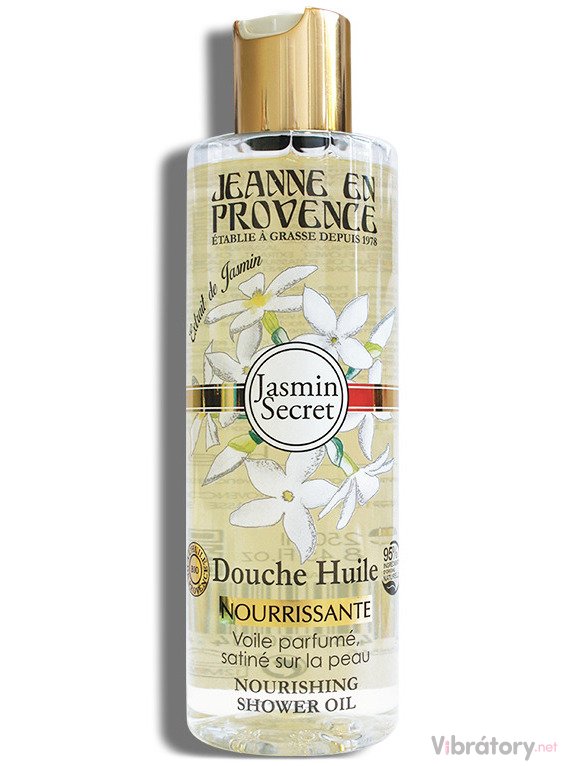 Levně Vyživující sprchový olej Jeanne en Provence Jasmin Secret – jasmín, 250 ml