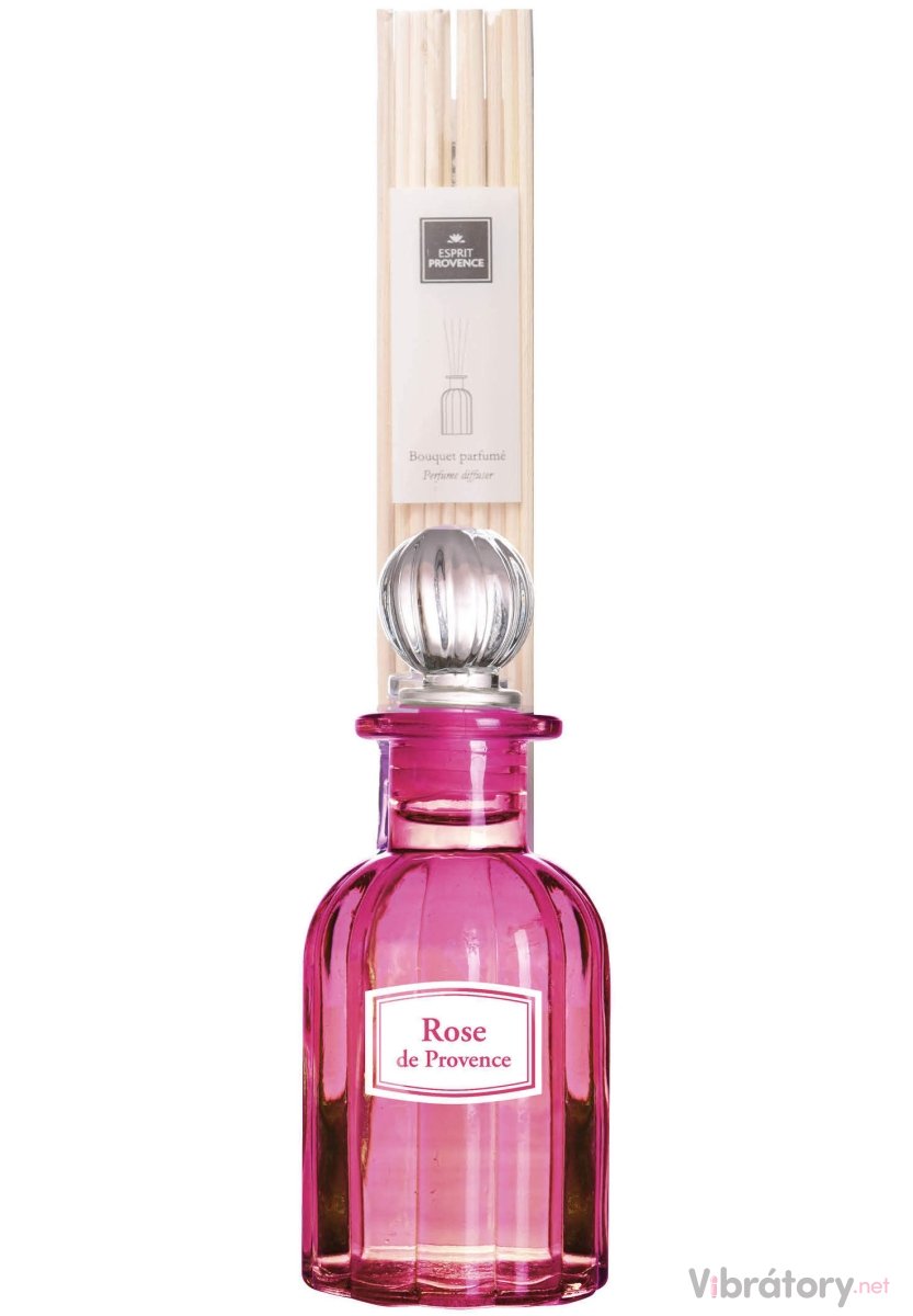 Levně Tyčinkový aroma difuzér Esprit Provence Rose de Provence – růže, 100 ml