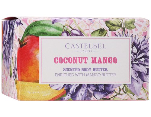 Hydratační tělové máslo Castelbel – kokos a mango