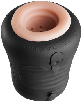 Masturbátor pro elektrosex Jack Socket – Erotické pomůcky pro elektrostimulaci penisu