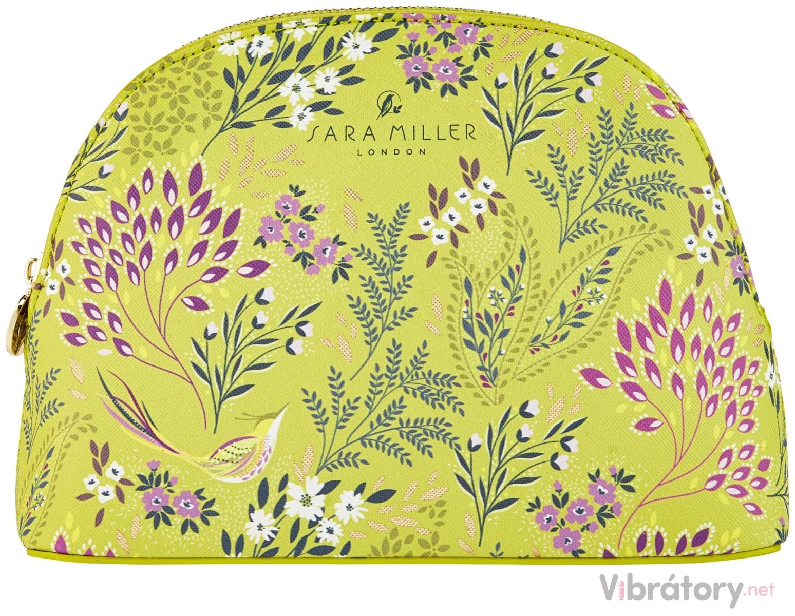 Levně Střední kosmetická taška Heathcote & Ivory Lime Songbird