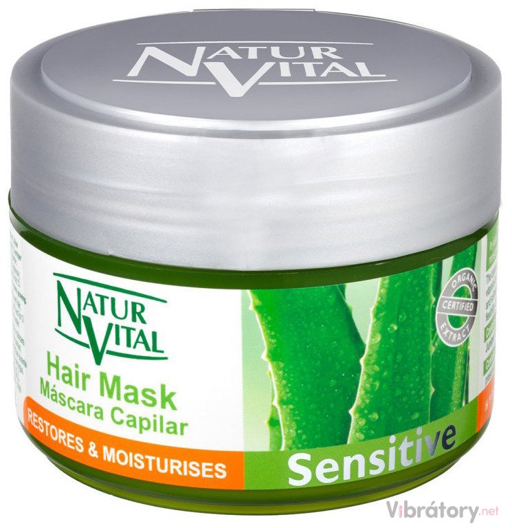 Levně Maska na vlasy pro obnovu a hydrataci NaturVital Sensitive, 300 ml