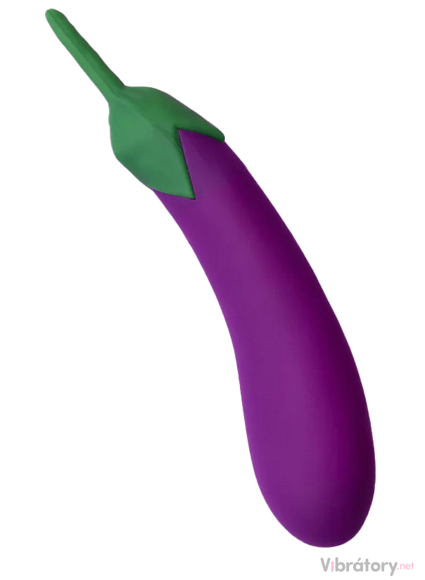 Levně Vibrátor Emojibator Eggplant XL
