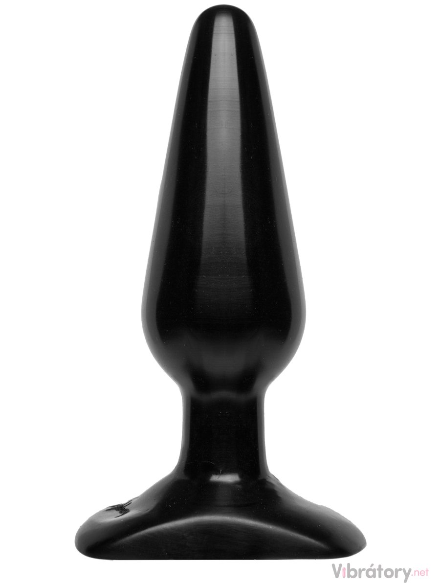 Levně Anální kolík Classic Smooth Medium (střední), černý