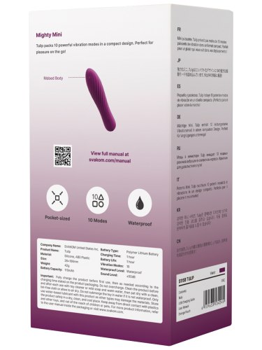 Minivibrátor Svakom Tulip