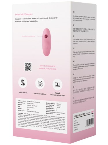 Interaktivní pulzační stimulátor klitorisu Svakom Pulse Lite Neo