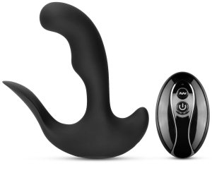 Hřejivý unisex vibrátor s dálkovým ovladačem Black Jamba – Vibrátory na prostatu
