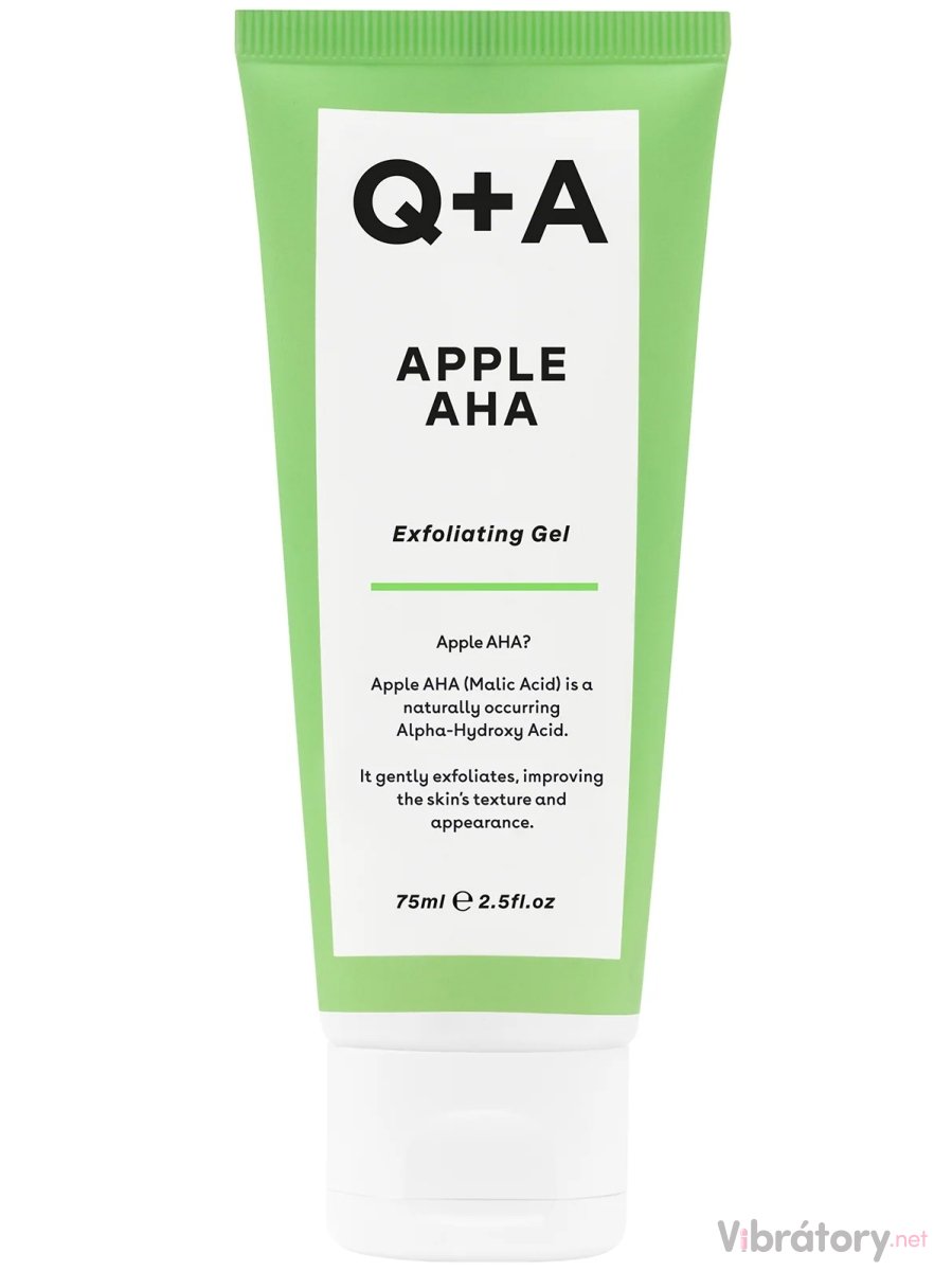 Levně Exfoliační čisticí gel na pleť s kyselinou AHA Q+A, 75 ml