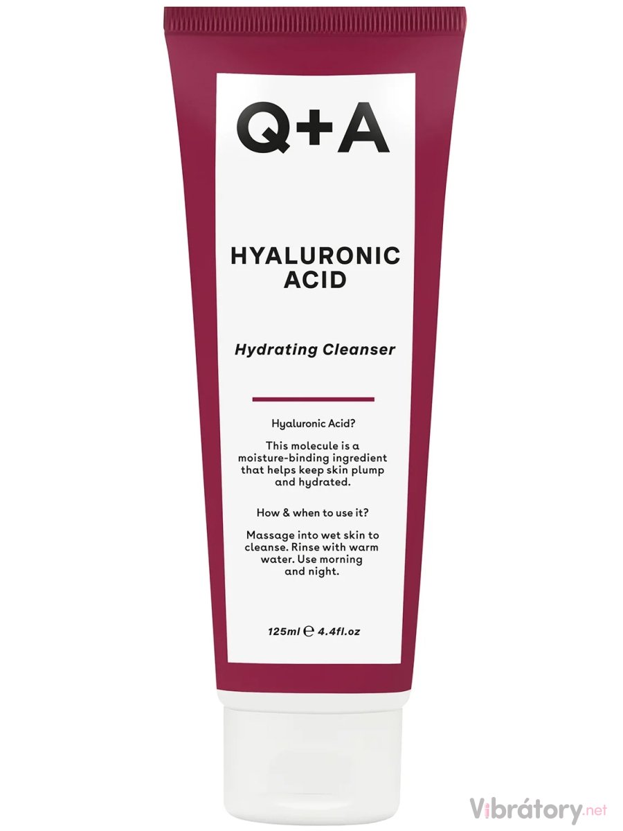 Levně Hydratační čisticí gel na pleť s kyselinou hyaluronovou Q+A, 125 ml