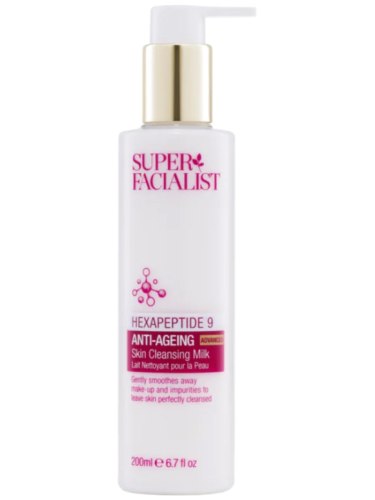 Čisticí mléko proti vráskám s hexapeptidem 9 Super Facialist, 200 ml