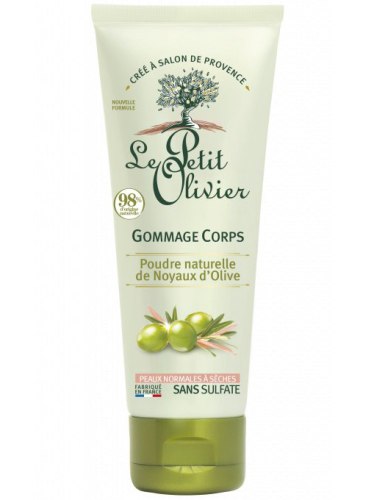 Tělový peeling Le Petit Olivier – olivy, 200 ml