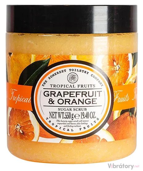 Levně Cukrový tělový peeling Somerset Toiletry Grapefruit & Orange – grapefruit a pomeranč, 550 g
