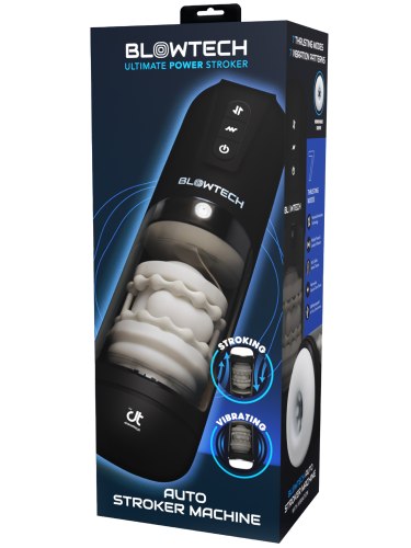 Přirážecí a vibrační masturbátor Blowtech Auto Stroker Machine