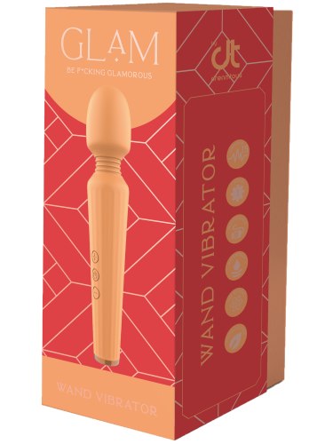 Masážní hlavice Glam Wand Vibrator Orange