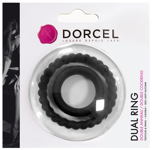 Dvojitý erekční kroužek Dual Ring