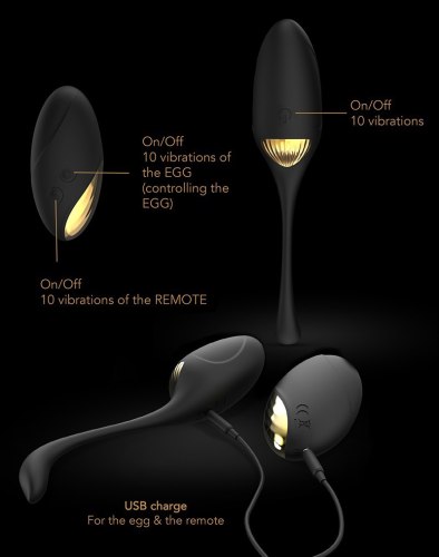 Vibrační vajíčko s vibračním dálkovým ovladačem Secret Orgasm