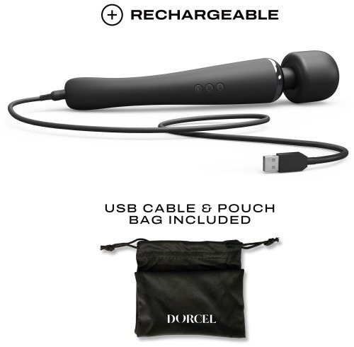 Masážní hlavice Megawand Black