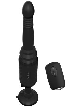Anální přirážecí a hřejivý vibrátor s přísavkou Vibrating Ass Thruster – Anální vibrátory pro potěšení zadečku