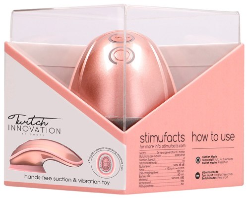 Sací a vibrační stimulátor klitorisu Twitch