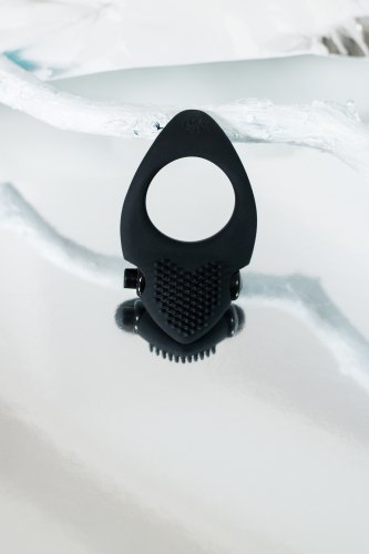 Vibrační erekční kroužek Pure Passion Sunset Black