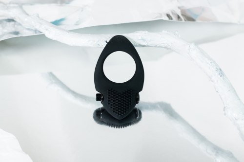 Vibrační erekční kroužek Pure Passion Sunset Black