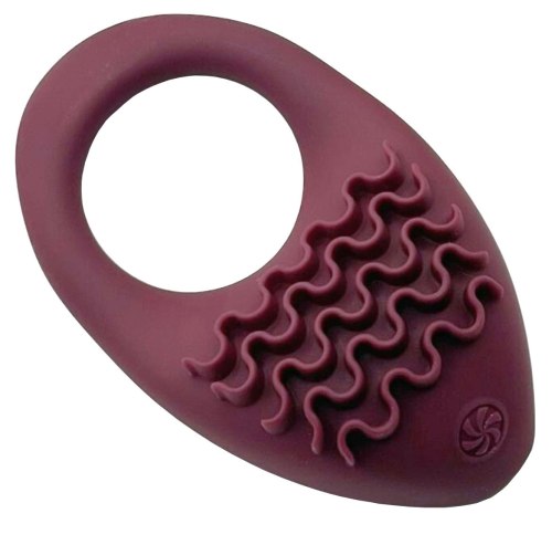 Nabíjecí vibrační erekční kroužek Pure Passion Stellar Wine Red