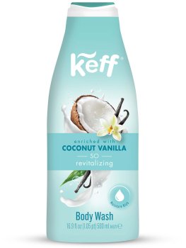 Sprchový gel Keff – kokos a vanilka – Sprchové gely