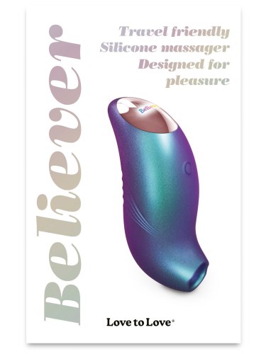 Pulzační stimulátor klitorisu s jazýčkem Believer