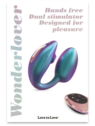Stimulátor na bod G a klitoris s dálkovým ovladačem Wonderlover