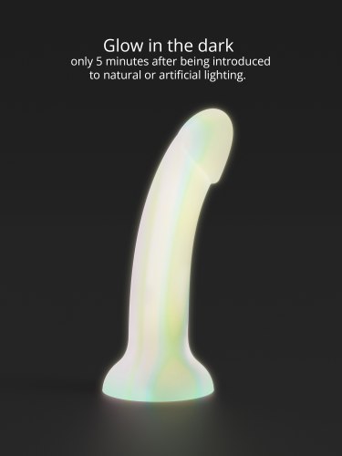 Světélkující silikonové dildo s přísavkou Dildolls Fantasia