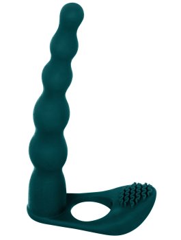 Vibrační kroužek na penis s dildem Pure Passion Farnell – Vibrační kroužky
