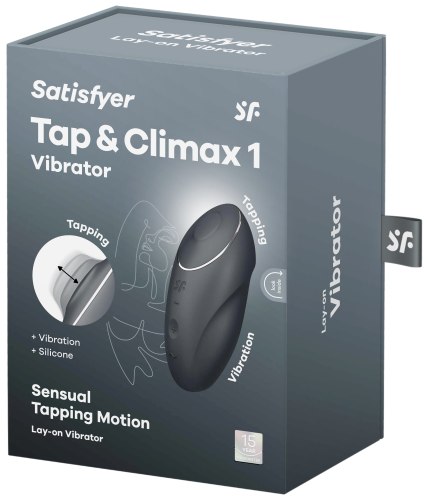 Stimulátor klitorisu Satisfyer Tap & Climax 1