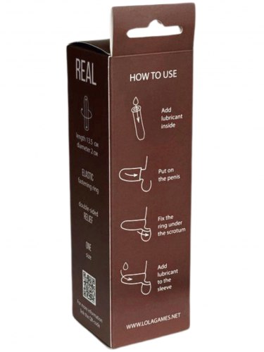 Prodlužovací návlek na penis Extra Sense Real Rings