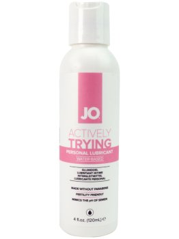 Lubrikační gel na podporu otěhotnění System JO Actively Trying, 120 ml – Lubrikační gely na vodní bázi