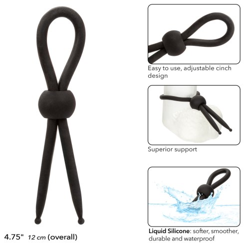 Stahovací erekční kroužek Liquid Silicone Lasso