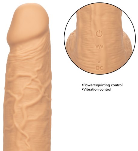 Realistický stříkací vibrátor s přísavkou Squirting Fuck Stick