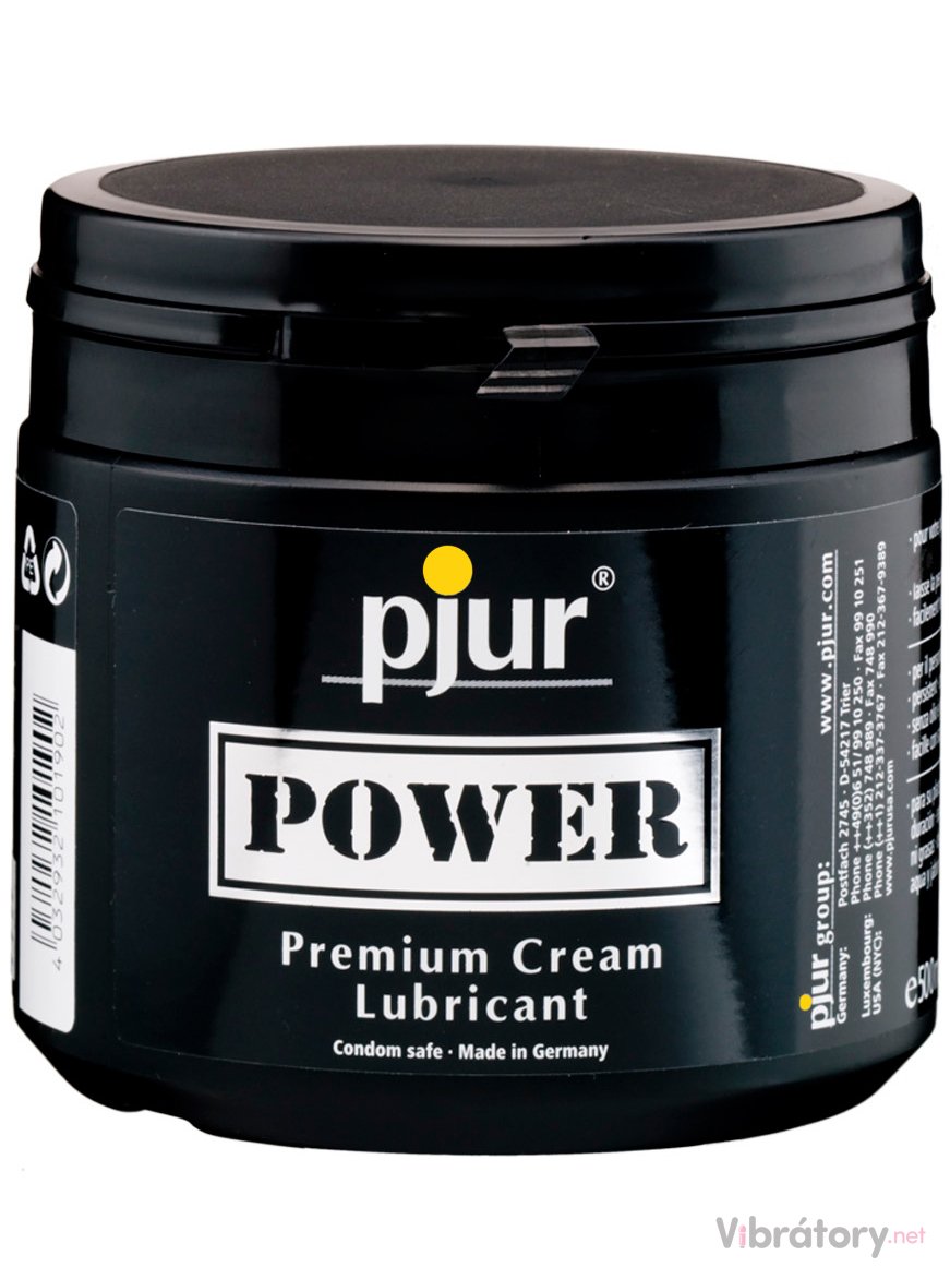 Levně Krémový hybridní lubrikant Pjur Power, 500 ml