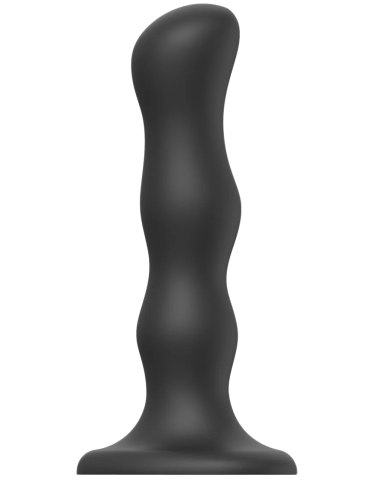 Dildo s přísavkou a pohyblivými kuličkami Geisha Balls Black (velikost M)