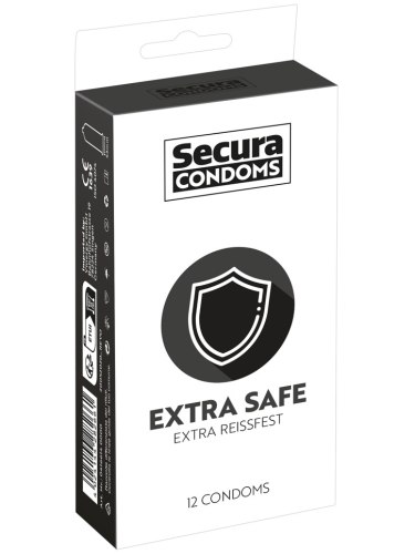 Zesílené kondomy Secura Extra Safe, 12 ks