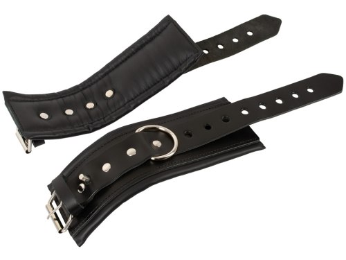 Uzamykatelná kožená pouta na ruce ZADO