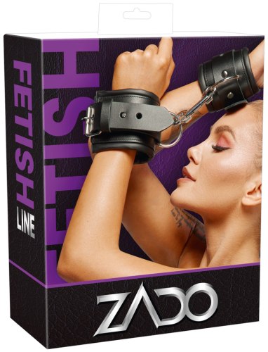 Uzamykatelná kožená pouta na ruce ZADO