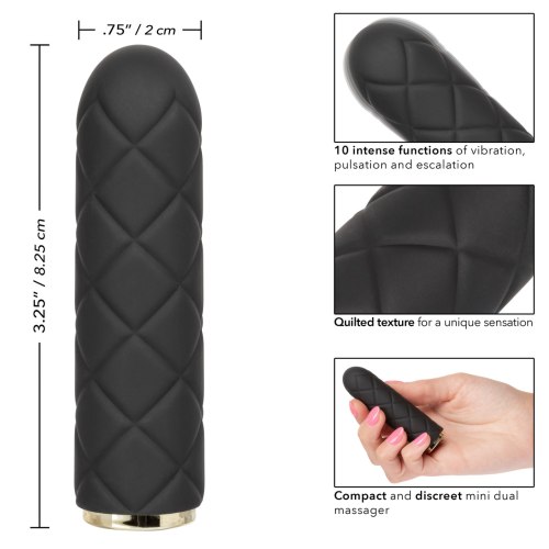 Mini vibrátor RAVEN Quilted Seducer