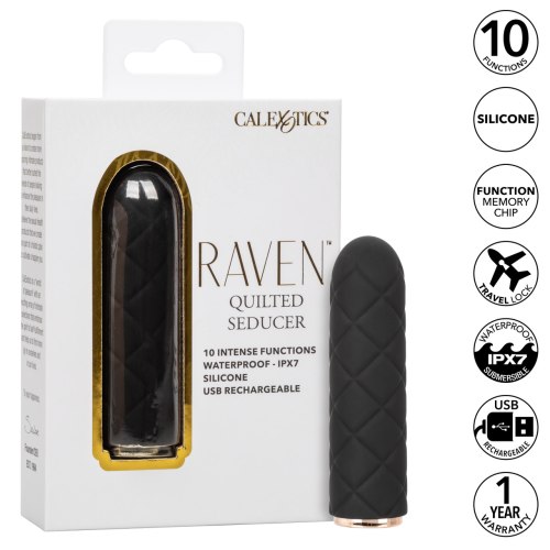 Mini vibrátor RAVEN Quilted Seducer